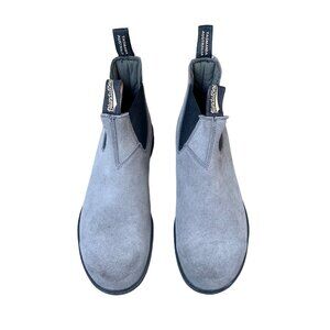 BLUNDSTONE Suede Boots Mens 11 Gray Slip On Shoe Original Chelsea Boot Grey Men